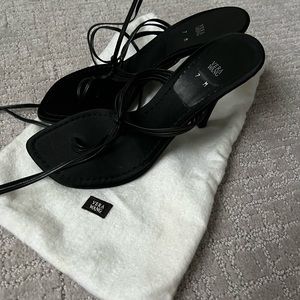Vera Wang strappy heels